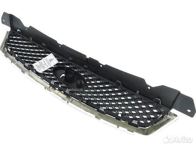 Решетка радиатора (черная с хромом) Focus