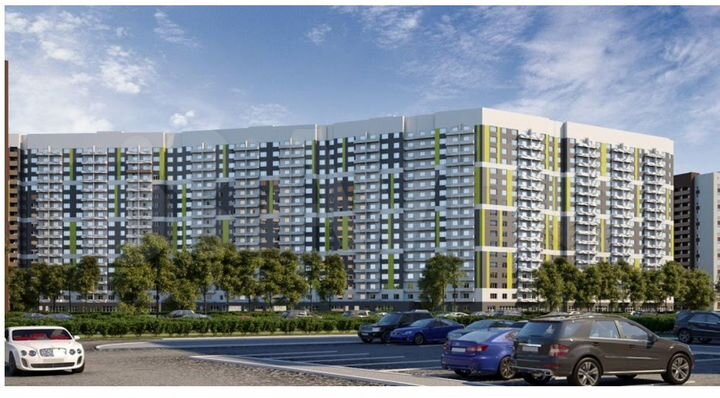 3-к. квартира, 77 м², 9/18 эт.