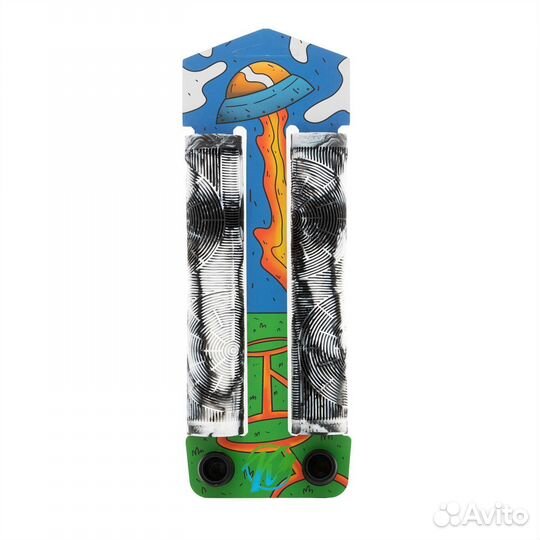 Грипсы для самоката Комета Омега Черно-белые