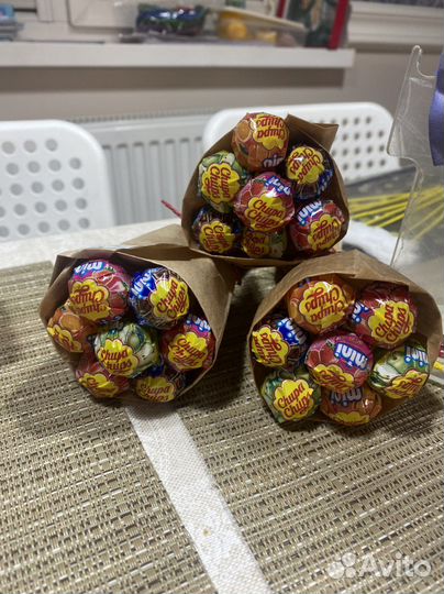 Букет из чупа чупсов