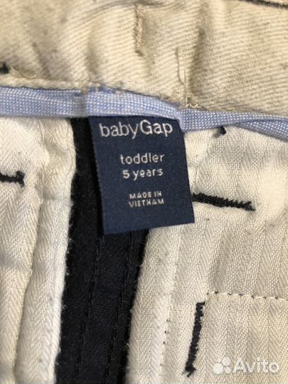 Брюки прямые BabyGap 5 л