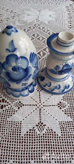 Гжель, набор из 2 предметов