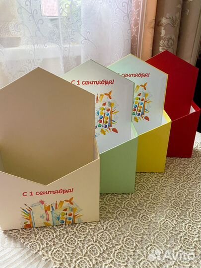 Букет-конверт на 1 сентября