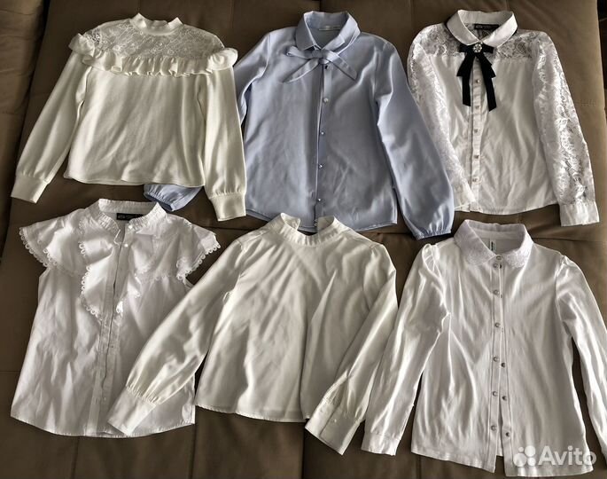 Школьные блузки для девочки р. 140-146
