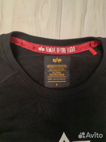 Свитшот alpha industries
