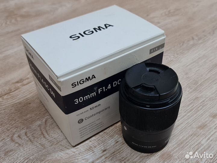 Объектив Sigma 30mm f 1.4 для Sony-E