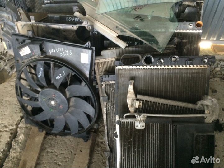 Радиатор интеркуллер вентелятор мерседес