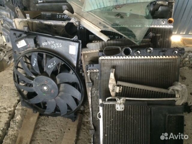 Радиатор интеркуллер вентелятор мерседес