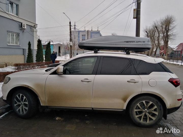 Бокс Terra Drive 480 серый на Nissan Murano