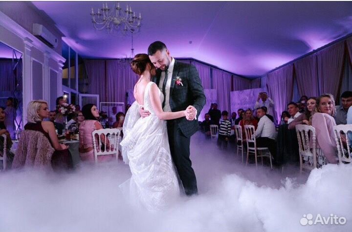 Тяжелый дым холодные фонтаны 60 сек Снег