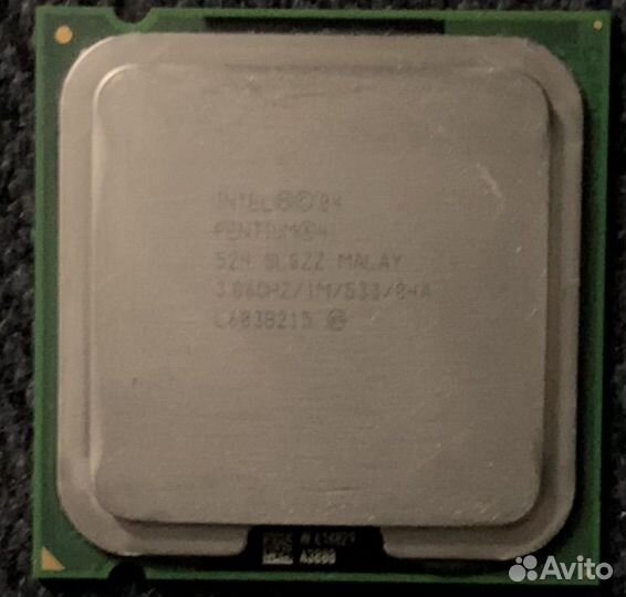 Процессор Intel Pentium 4 524 3,06 GHz LGA 775