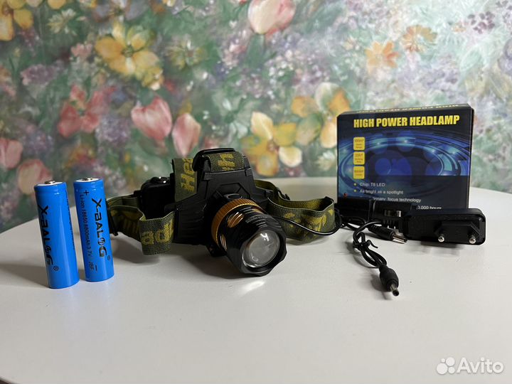 Мощный налобный фонарь арт. 265