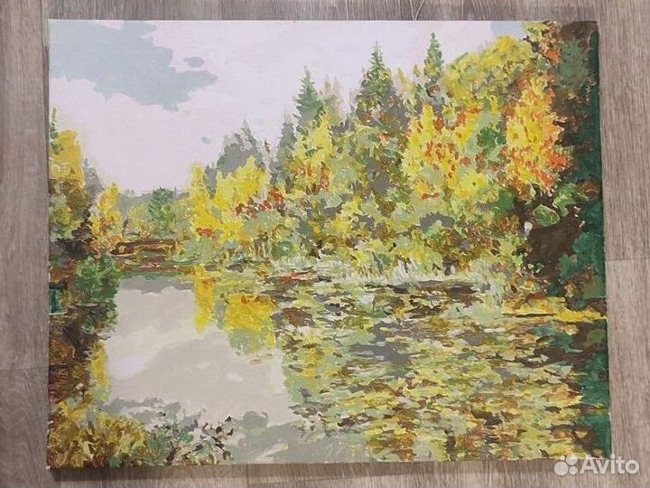 Картины по номерам раскрашенная