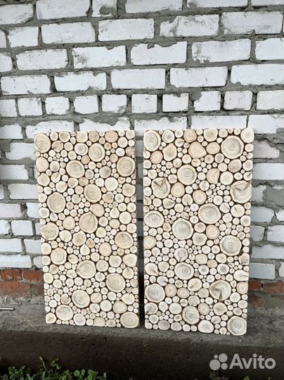 Панно из можжевельника