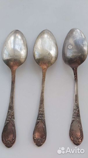 Мельхиоровые столовые ложки СССР