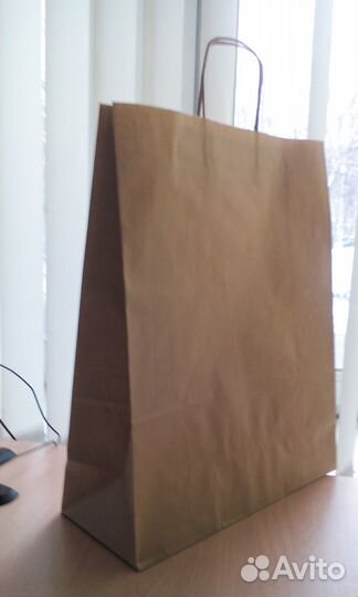 Бумажные крафт пакеты в ассортименте