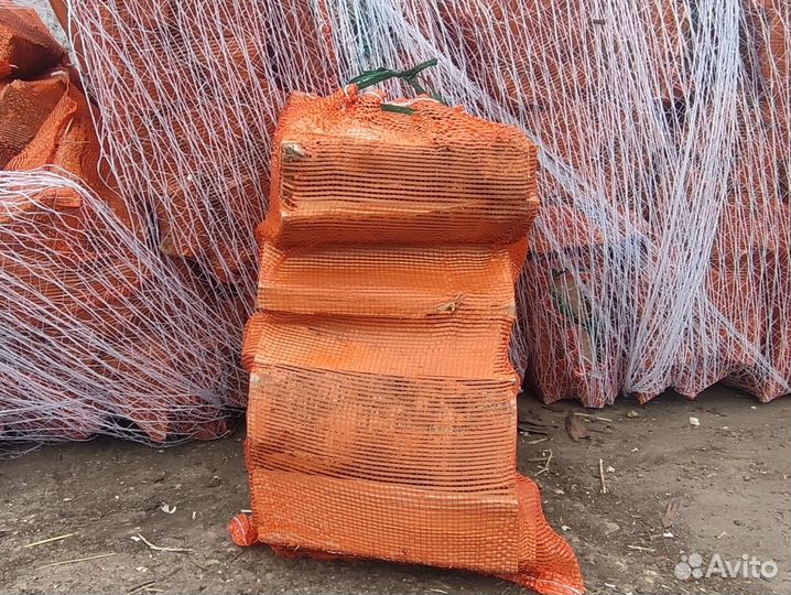 Дрова береза в сетках