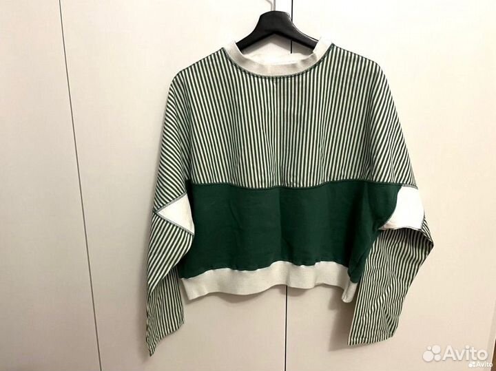 WOS женская рубашка 44 46 полосатая толстовка