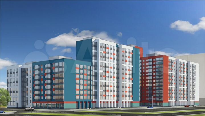 2-к. квартира, 56,3 м², 9/13 эт.