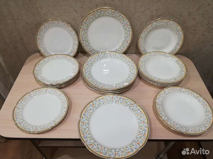 Набор тарелок Флора Цептер новый оригинал