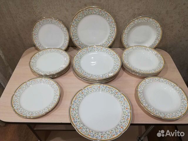 Набор тарелок Флора Цептер новый оригинал