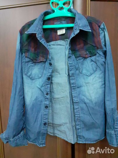 Джинсовая рубашка