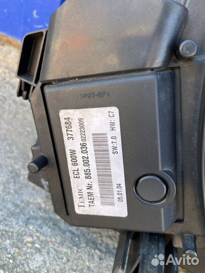 Вентилятор охлаждения Mercedes benz w220 w211