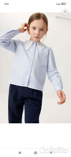 Блузка школьная