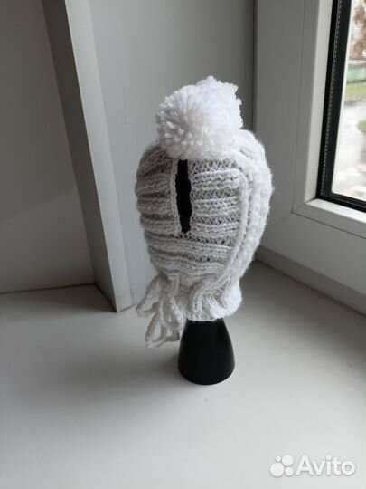 Вязаная шапка для собаки