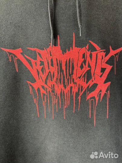 Vetements Metal Tour 2018 hoodie