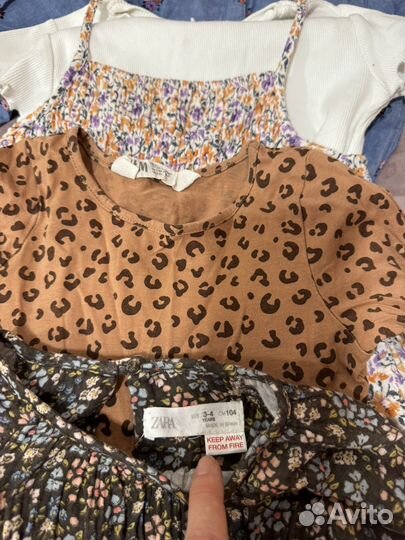 Платье zara 3-4 года