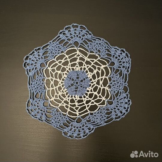 Салфетки вязанные крючком, кружево