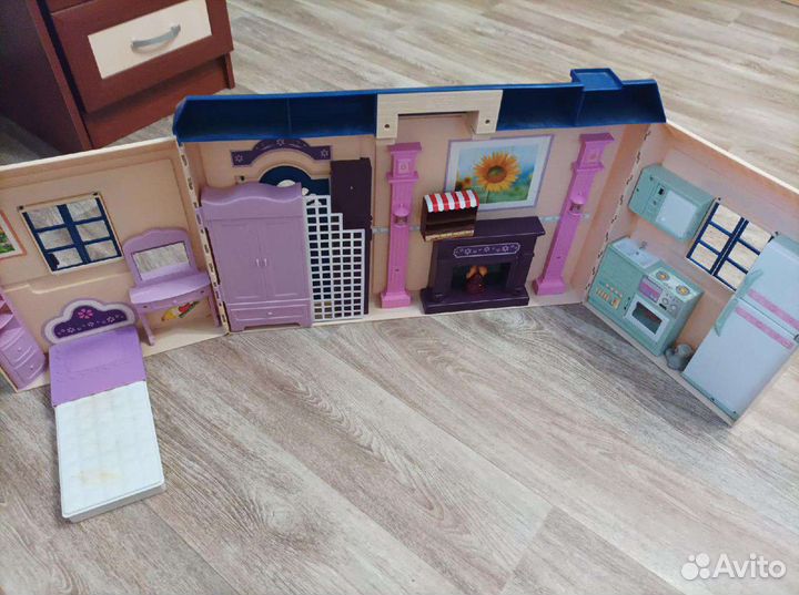 Домик кукольный раскладной