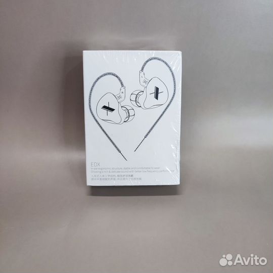 HI-RES наушники KZ EDX+пенные амбушюры