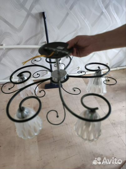 Люстра потолочная бу