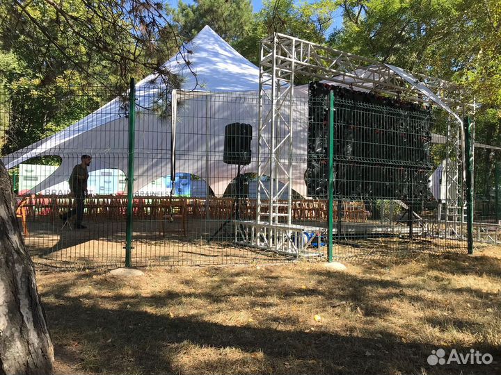 Тент шатер звезда в аренду 35-290 кв.м