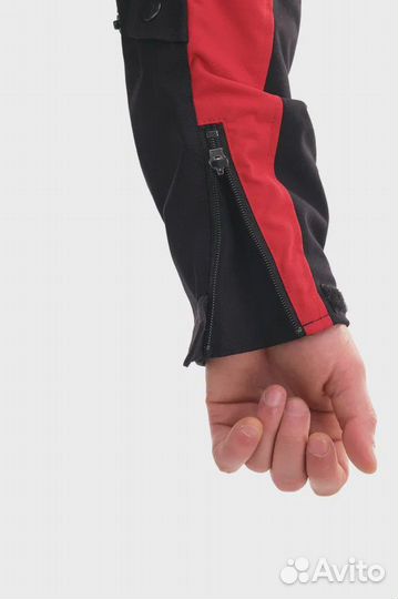 Мотокуртка City, Red - Black