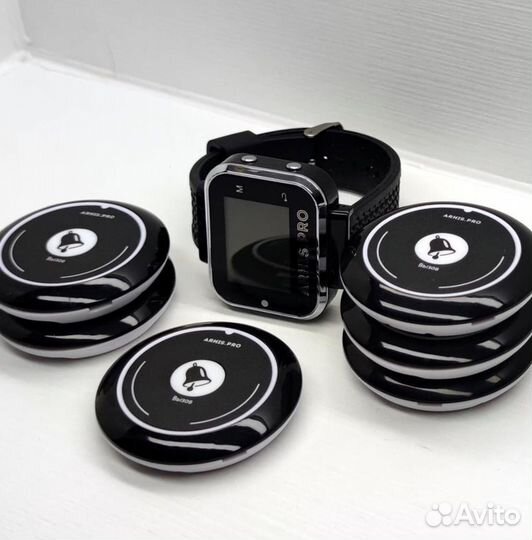 Кнопка вызова и часы пейджер официанту персоналу