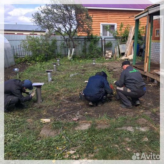 Винтовые сваи с установкой под ключ