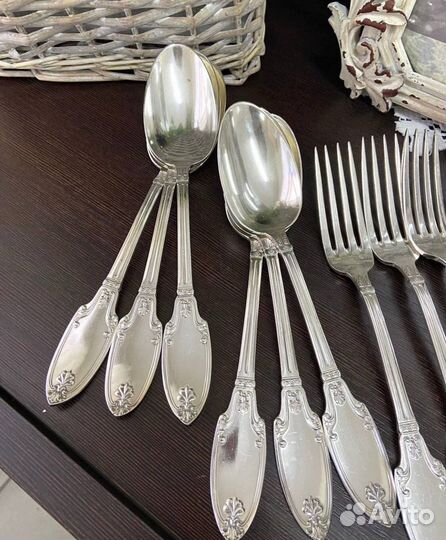 Столовые приборы. Франция. Серебрение