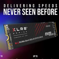 SSD PNY 4TB XLR8 CS3140 M.2 NVMe Gen4, новый