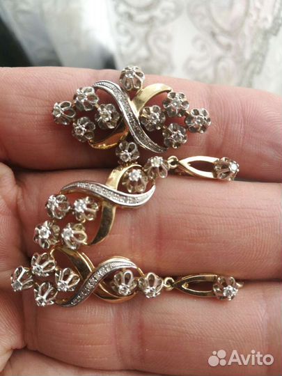 Серьги с бриллиантами