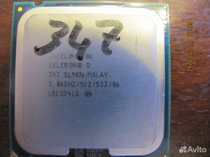 Процессор Intel Core 2 Duo E7500 2.93GHz