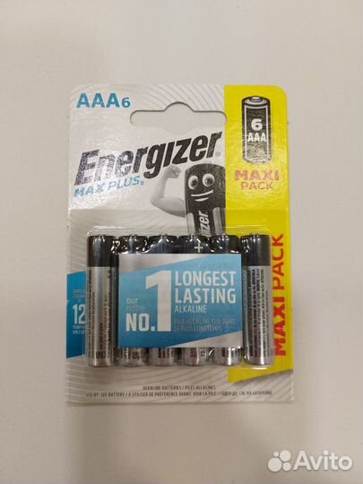 Батарейка Energizer Max Plus LR03 BL6, AAA