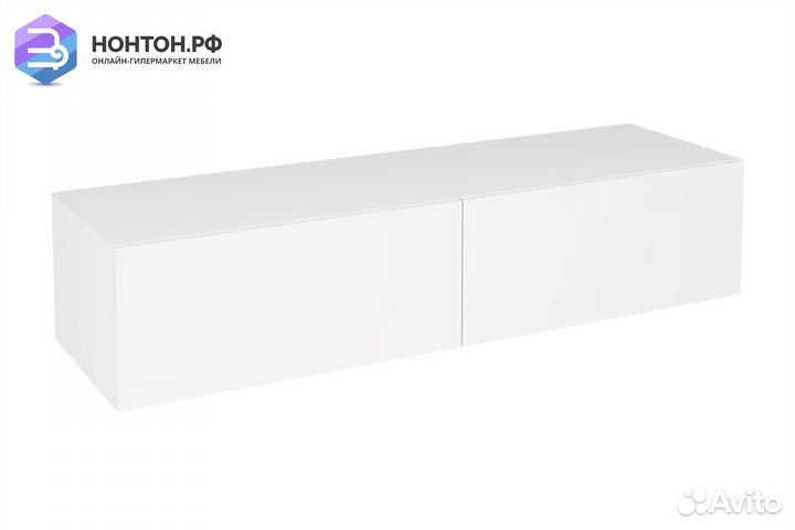 Тв-тумба Айден 1400 белое дерево