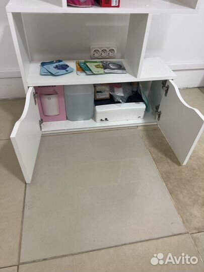 Стеллаж деревянный напольный