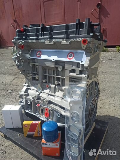 Новый мотор двигатель hyundai Solaris Kia Rio 1.6