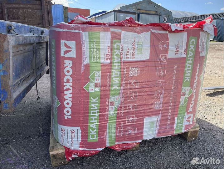 Rockwool скандик 100 для крыши