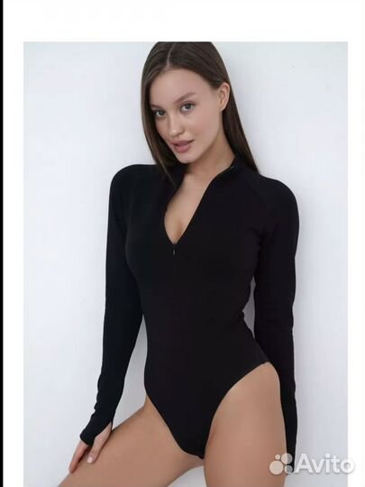 Черное боди