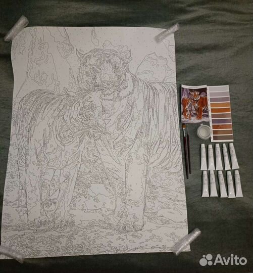 Картина по номерам 30х40 и 60х80